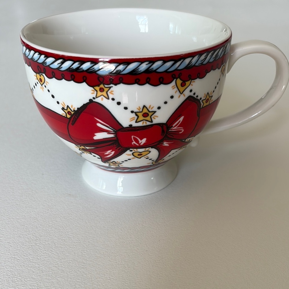 Brighton Celebrate Holiday Mug by Britney Drumheller Bow Feminine Coffee Tea